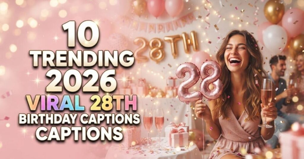 10 Trending 2026 Viral 28th Birthday Captions