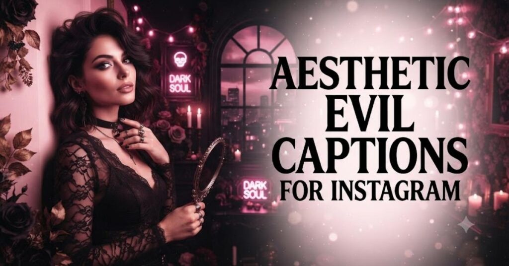 Aesthetic Evil Captions For Instagram