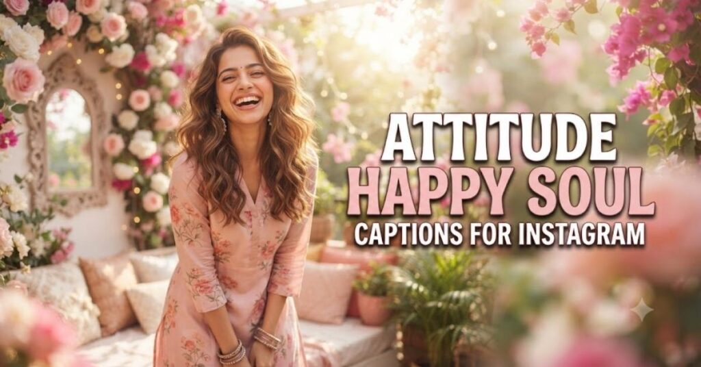 Attitude Happy Soul Captions For Instagram