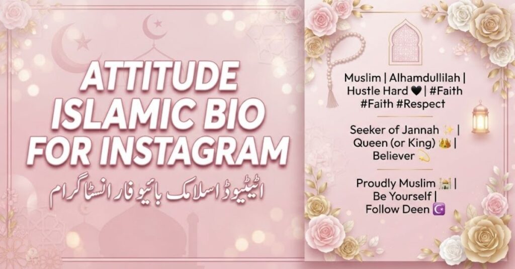 Attitude Islamic Bio For Instagram