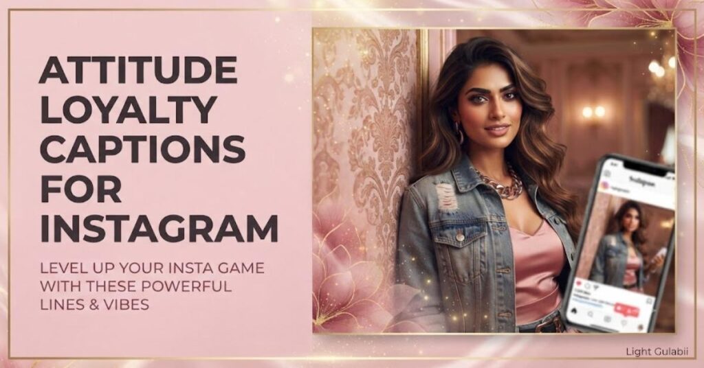 Attitude Loyalty Captions For Instagram