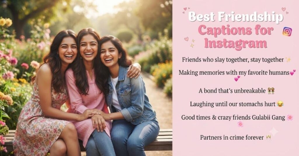 Best Friendship Captions for Instagram