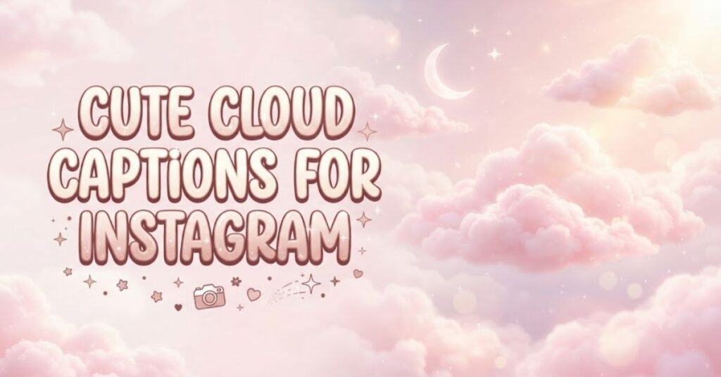 Cute Cloud Captions For Instagram