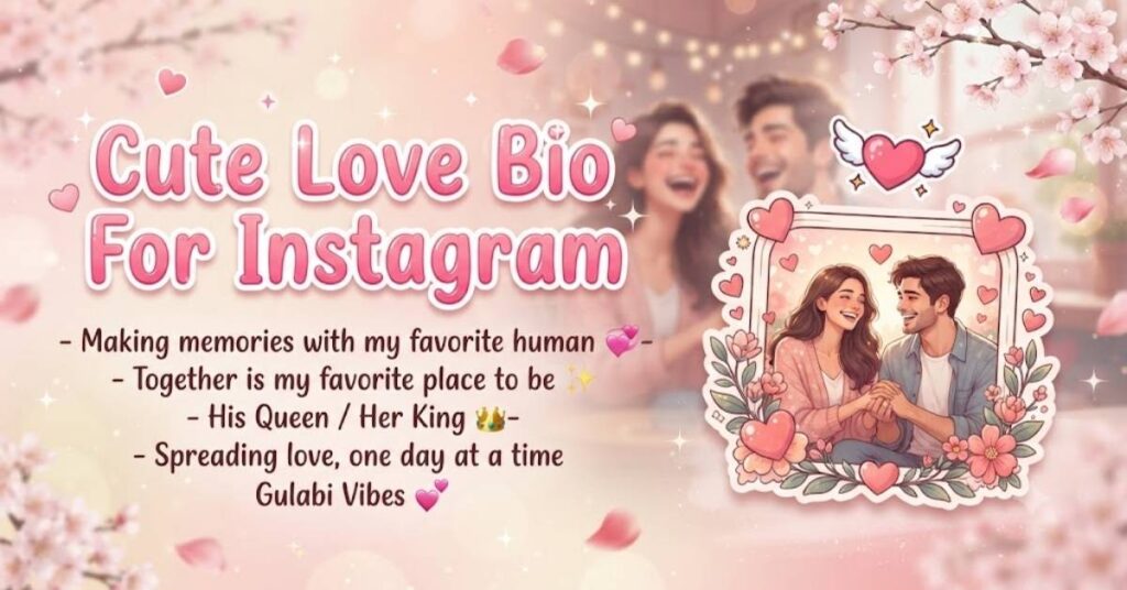 Cute Love Bio For Instagram