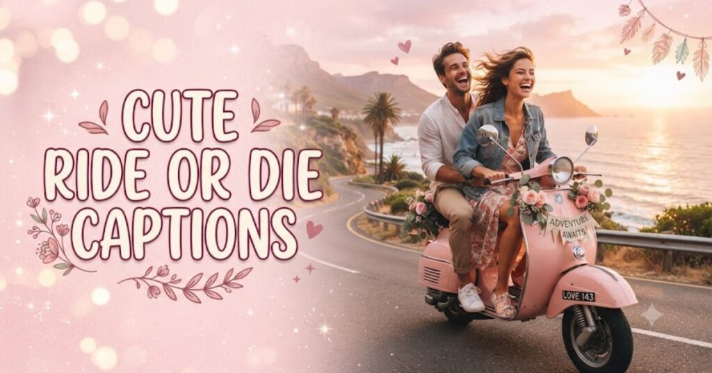 Cute Ride Or Die Captions