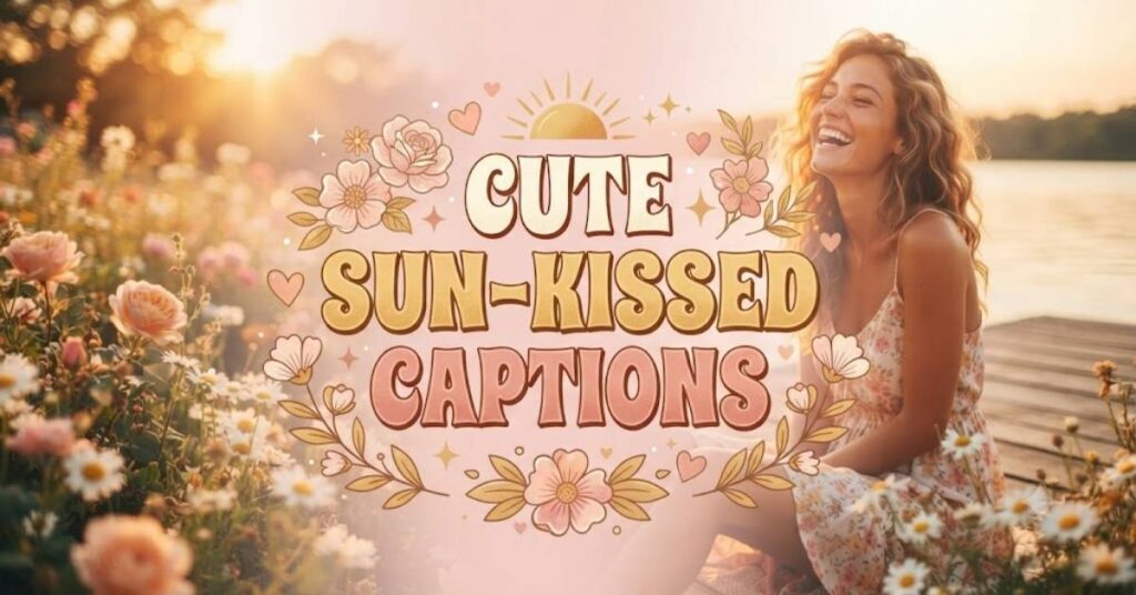Cute Sun-Kissed Captions