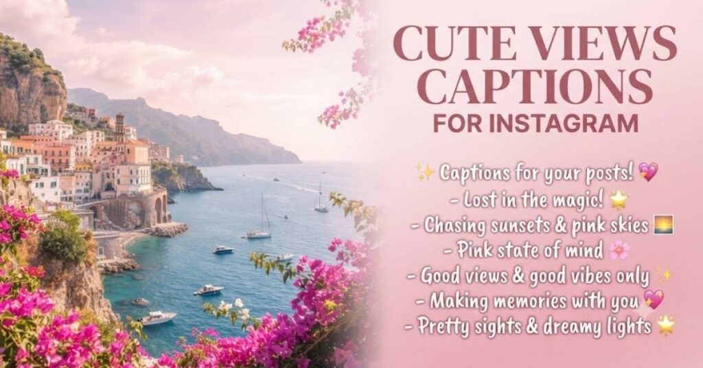 Cute Views Captions For Instagram