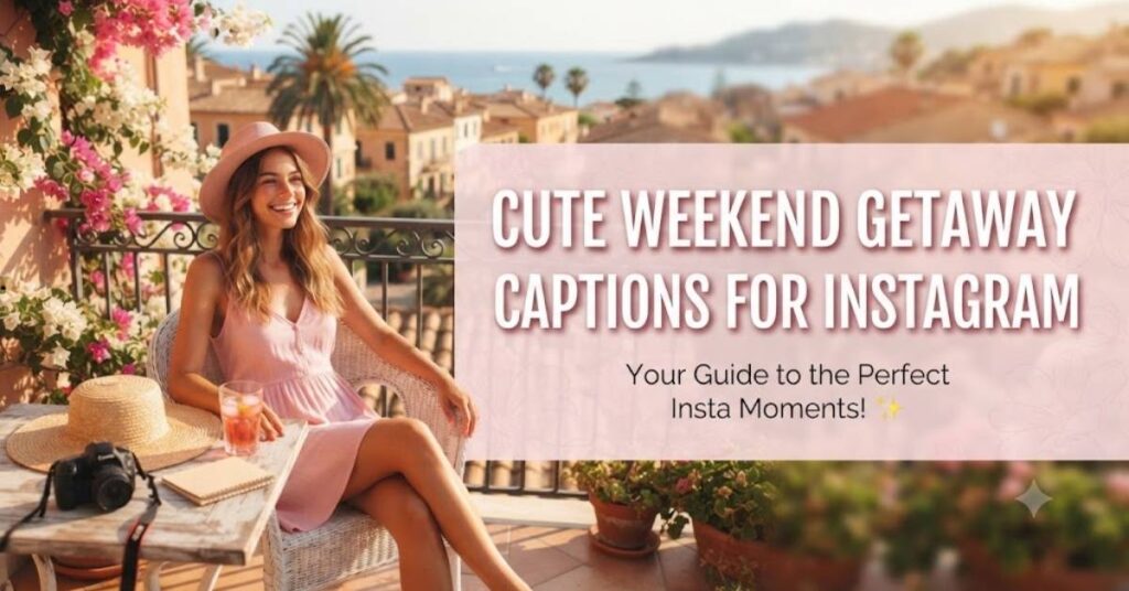 Cute Weekend Getaway Captions For Instagram