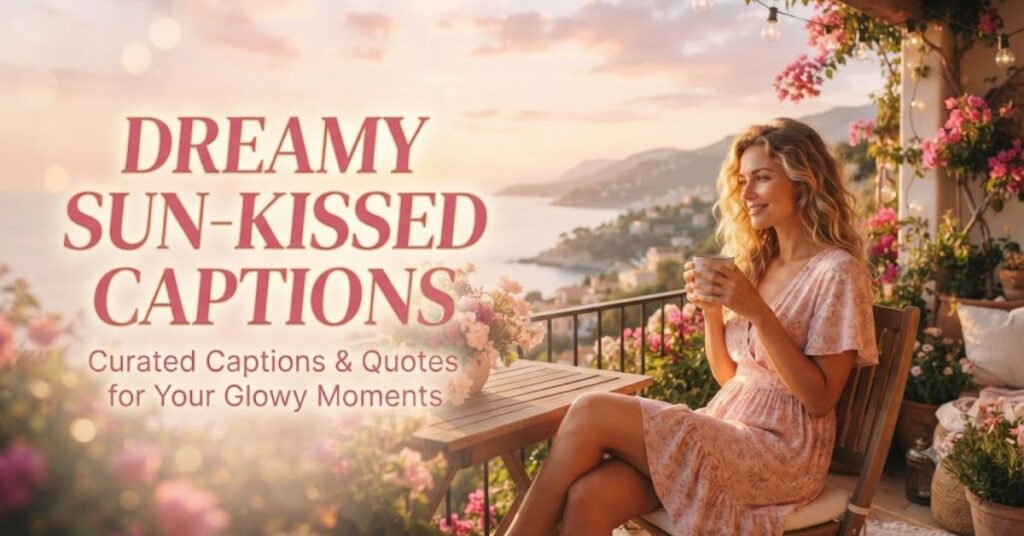 Dreamy Sun-Kissed Captions