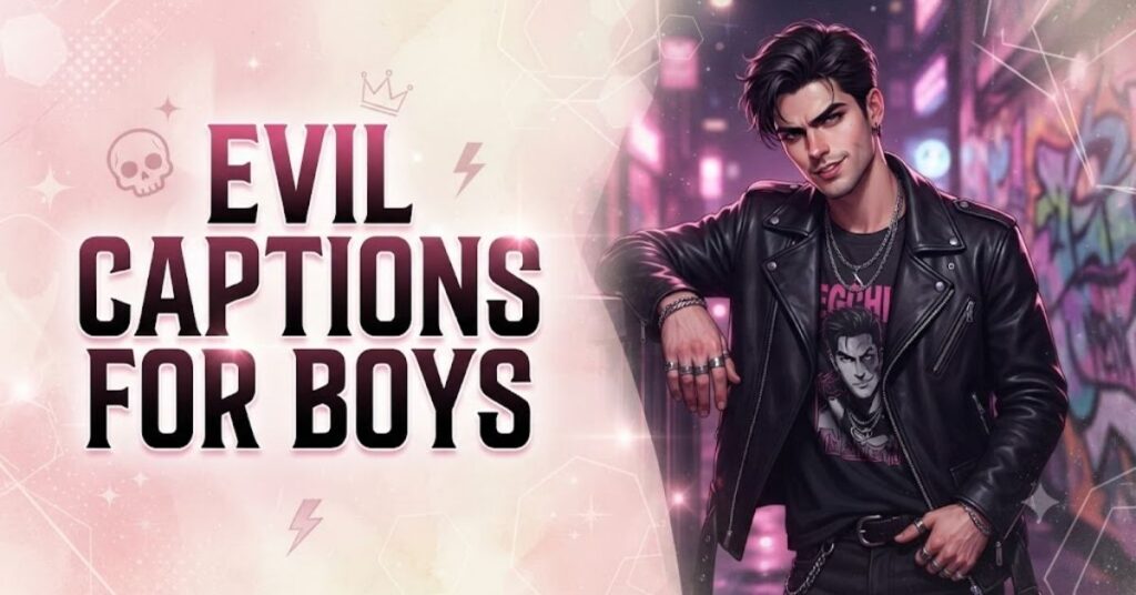 Evil Captions For Boys