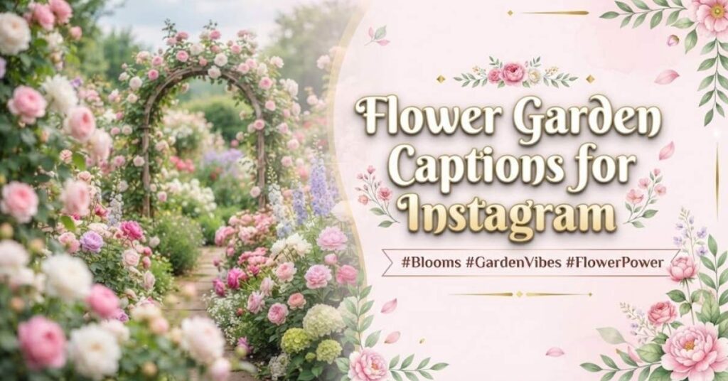 Flower Garden Captions for Instagram