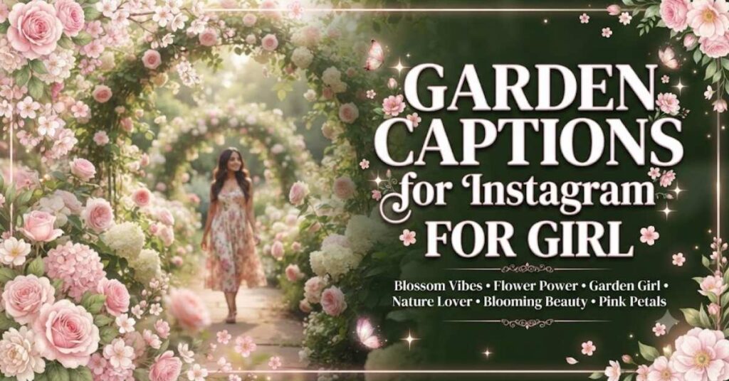 Garden Captions for Instagram for Girl