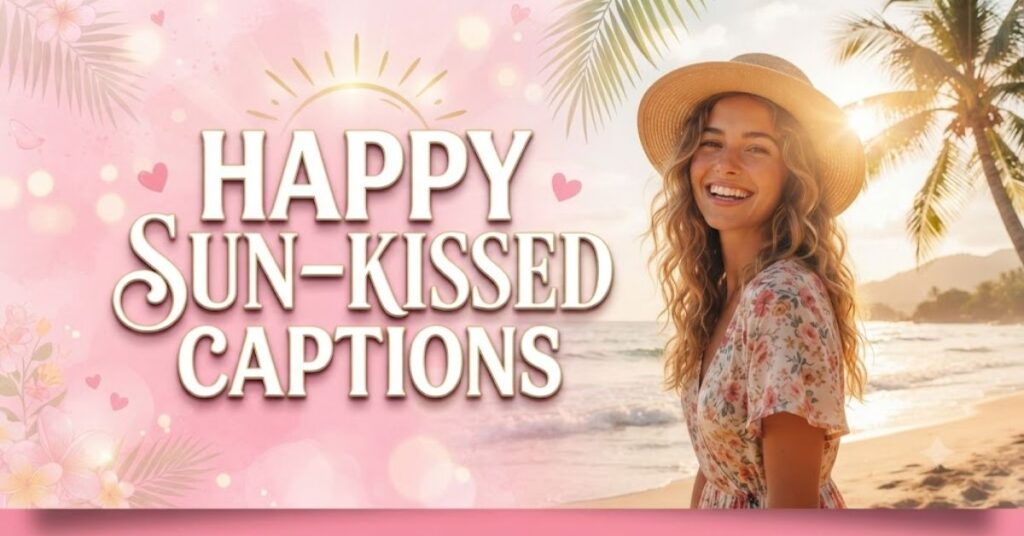 Happy Sun-Kissed Captions