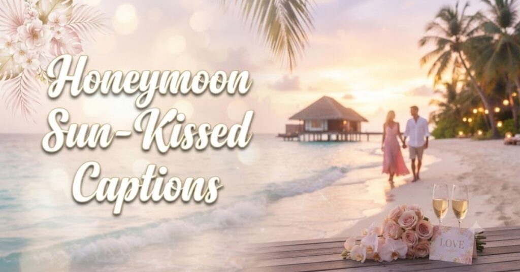 Honeymoon Sun-Kissed Captions