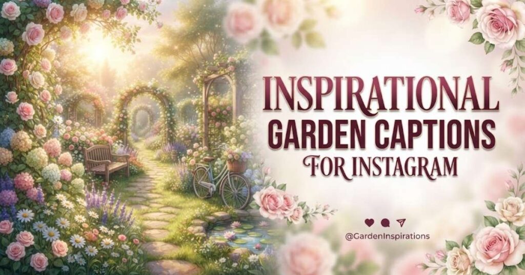 Inspirational Garden Captions for Instagram
