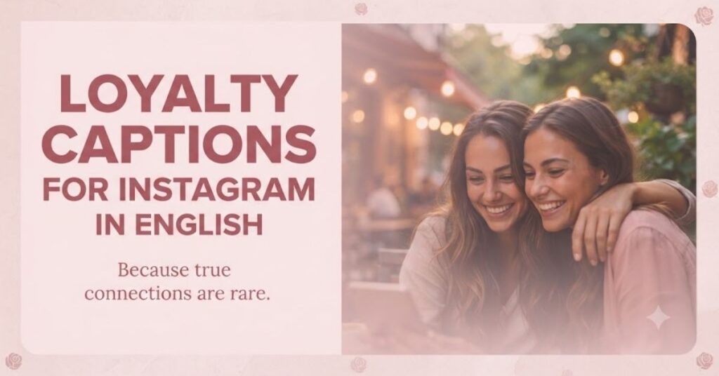 Loyalty Captions For Instagram In English
