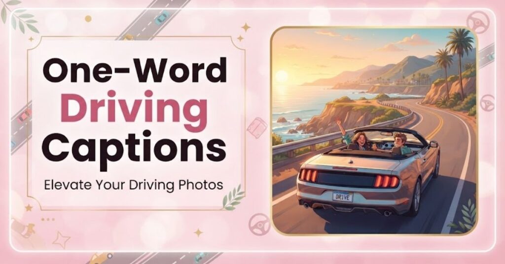 One-Word Driving Captions