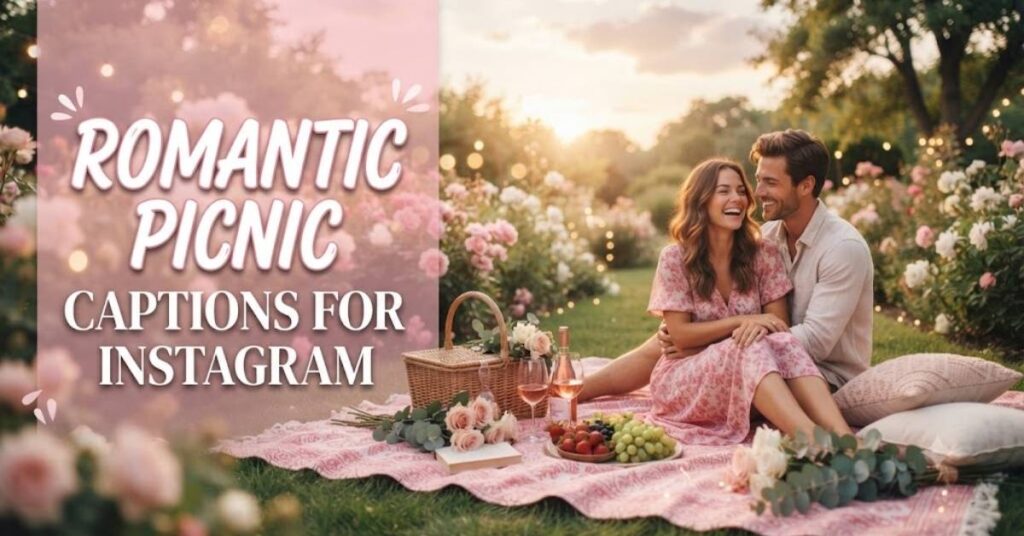 Romantic Picnic Captions for Instagram