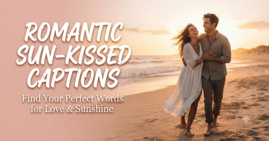 Romantic Sun-Kissed Captions