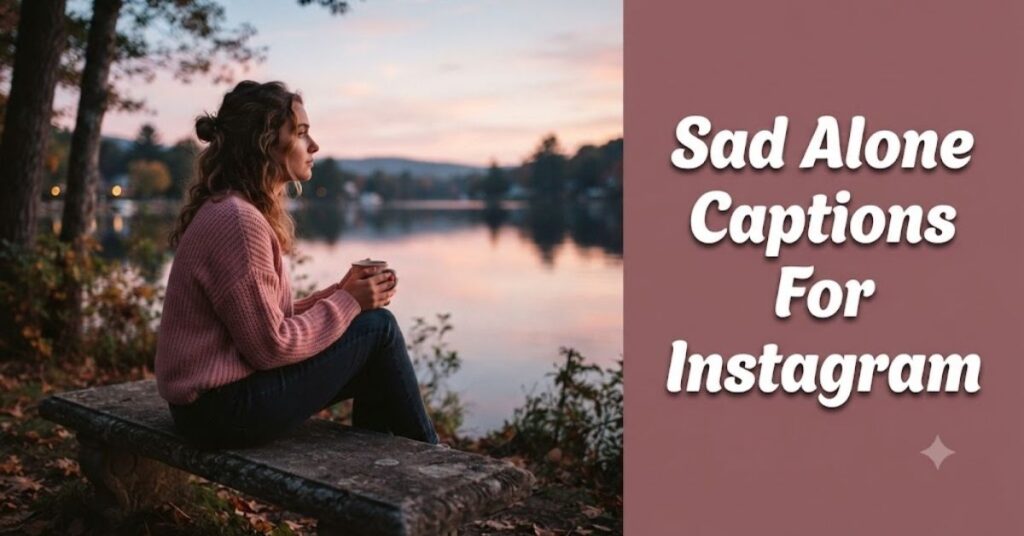Sad Alone Captions For Instagram