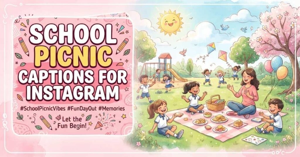 School Picnic Captions for Instagram