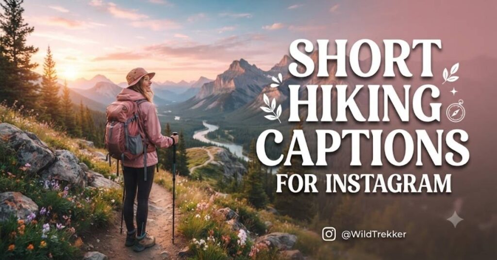 Short Hiking Captions for Instagram