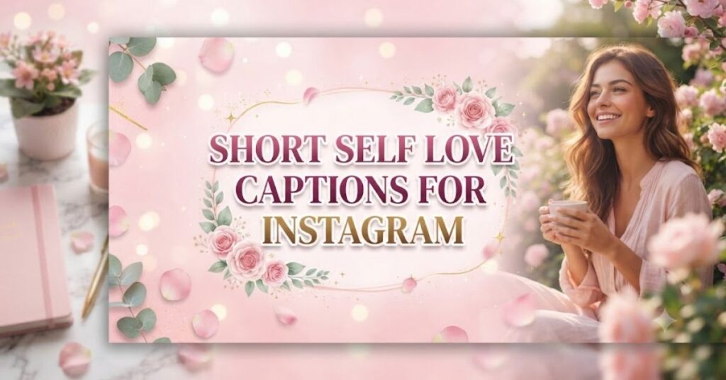 Short Self Love Captions For Instagram
