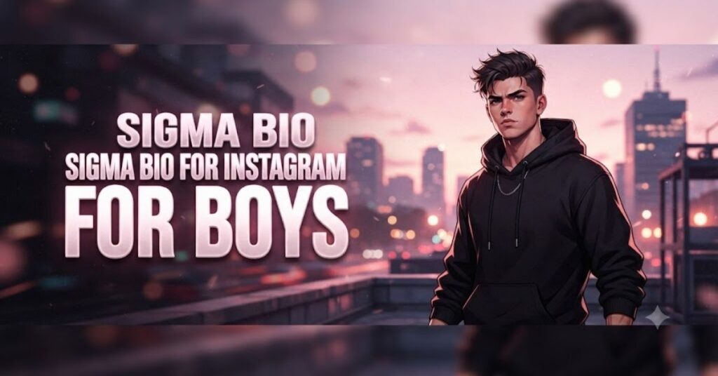 Sigma Bio for Instagram For Boys