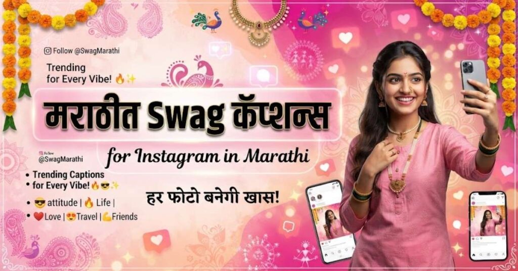 Swag captions for Instagram in Marathi