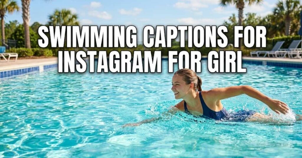 Swimming Captions for Instagram for Girl