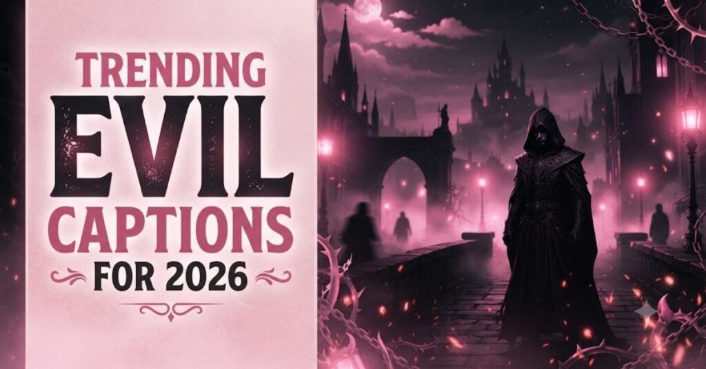 Trending Evil Captions For 2026