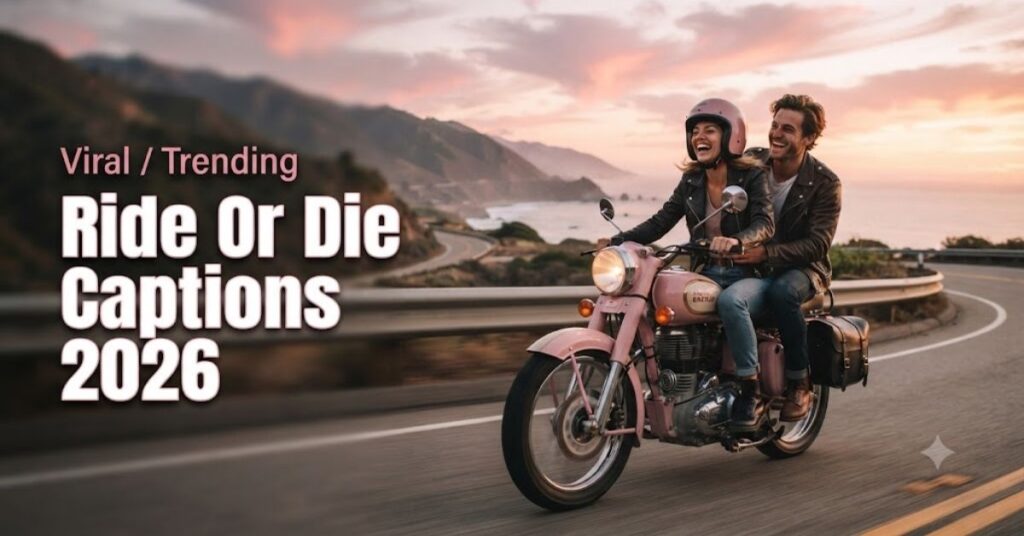 Viral / Trending Ride Or Die Captions 2026