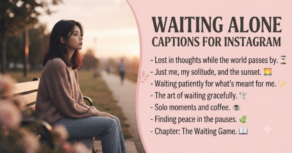 Waiting Alone Captions For Instagram