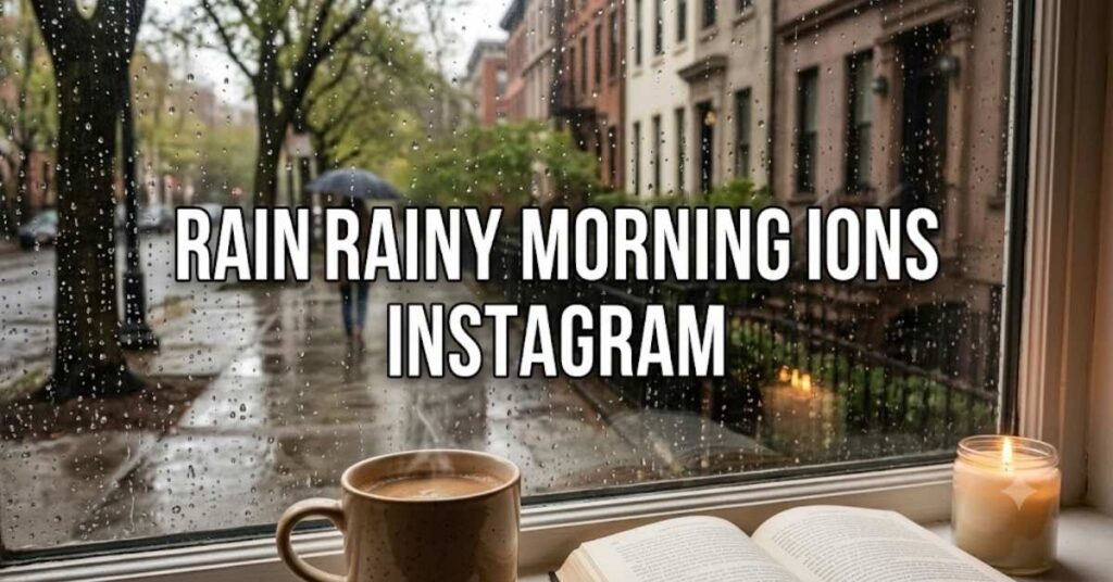 Rainy Morning Captions for Instagram